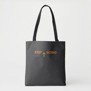 Tüte 'Keep Going Minimalist Inspirational'