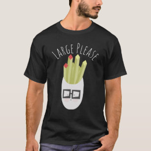Tüte Pommes Frites Süße Cartoon T-Shirt