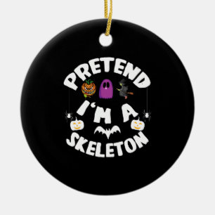 Tüte Skelett Halloween Kostüm-Geschenk Keramik Ornament