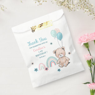 Tüten für die Partygeschenke zum 1. Geburtstag zei Geschenktütchen