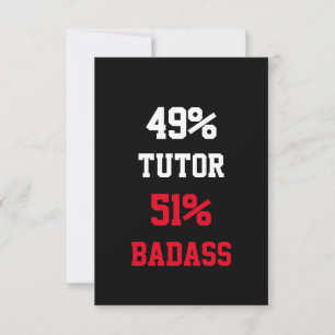 Tutor-Badass-Karte Karte