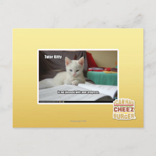 Tutor Kitty Postkarte