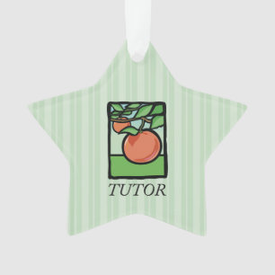 Tutor, Lehrer Danke, Apple Ornament