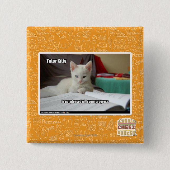 Tutor-Miezekatze Button (Vorderseite)