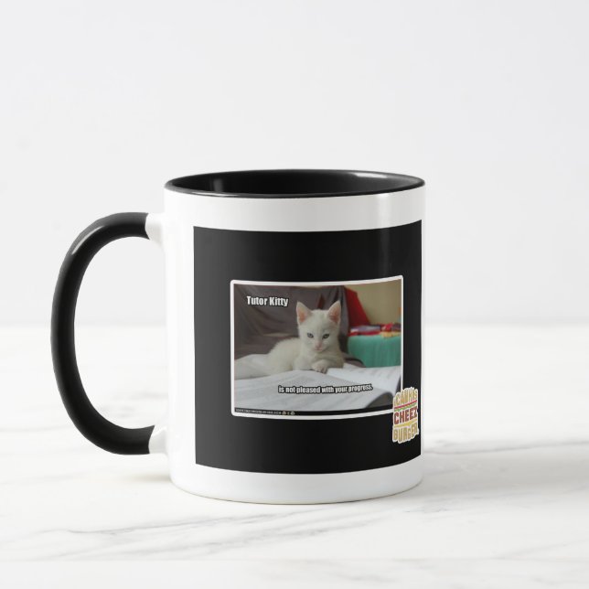 Tutor-Miezekatze Tasse (Links)