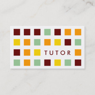 TUTOR (Modquadrate) Visitenkarte