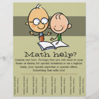 Tutor Tutoring Math Reading Promo-Taschenbuch