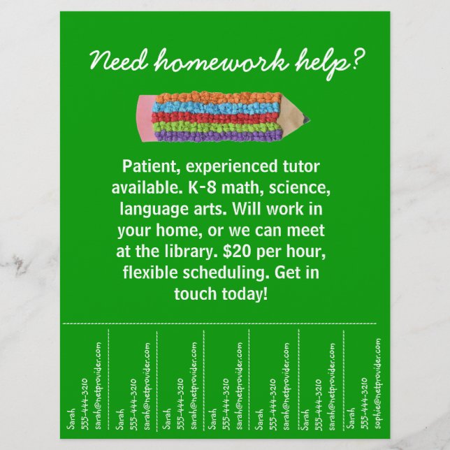 Tutoring-Flyer Flyer (Vorne)
