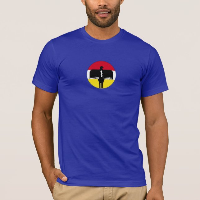 Tu'Tssn Nde Flaggen-Shirt T-Shirt (Vorderseite)