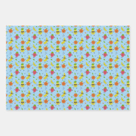 Tutti Fruitti Birthday Pattern Cute Fruits Geschenkpapier Set