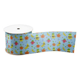 Tutti Fruitti Birthday Pattern Cute Fruits Satinband