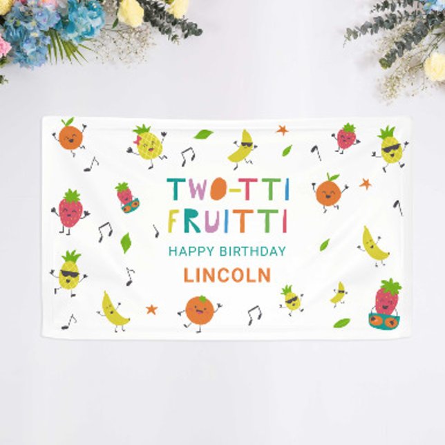 Tutti Fruitti Geburtstag Benutzerdefiniert Süße Fr Banner (Von Creator hochgeladen)