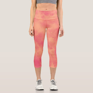 Tutti-Fruity Cloud Effect Capri Leggings