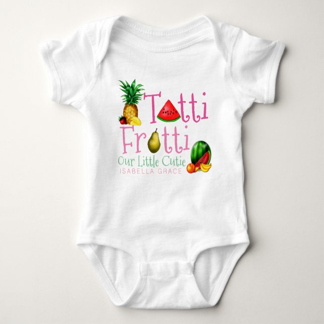 Tutti Frutti Baby Strampler (Vorderseite)