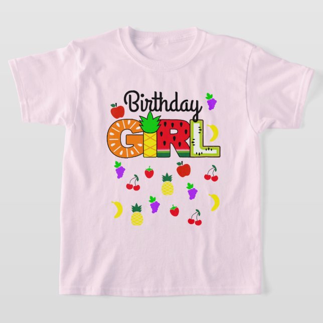 Tutti frutti Birthday Girl T-Shirt (Ablage )