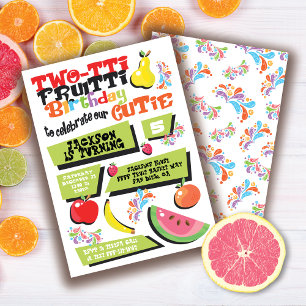 Tutti Frutti Geburtstagsparty Einladung