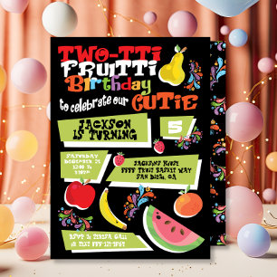 Tutti Frutti Geburtstagsparty Einladung