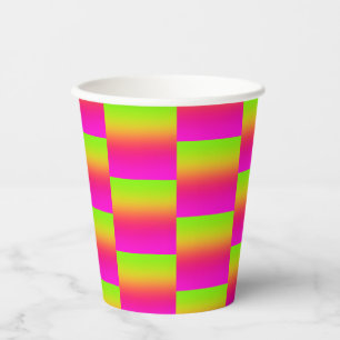 Tutti Frutti gekochte glänzende Papierauflagen Pappbecher