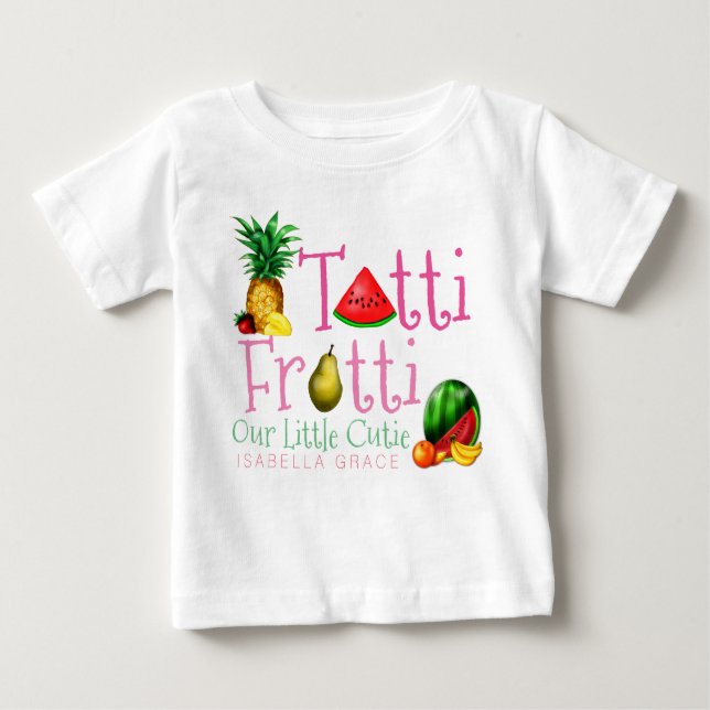 Tutti Frutti Girls Baby T-shirt (Vorderseite)