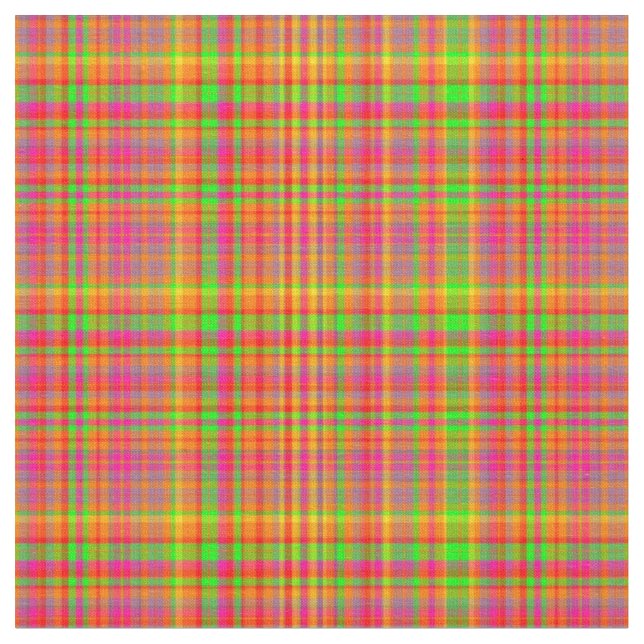 Tutti Frutti Kariert 10-Fabric Stoff (Nahaufnahme)