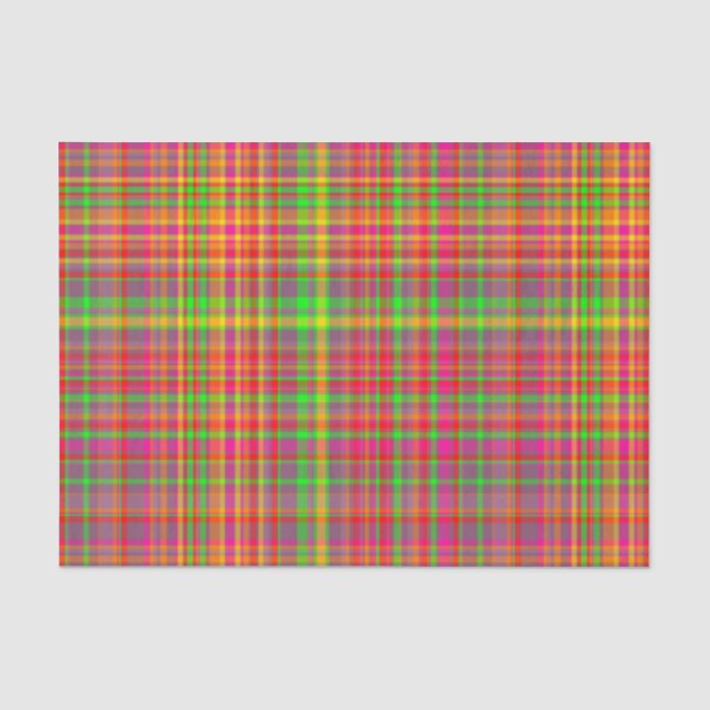 Tutti Frutti KARIERT-8-GEWEBE WRAPPING PAPIER (Vorderseite)