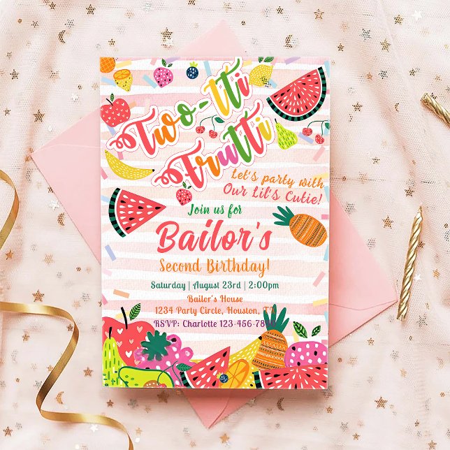 Tutti Frutti | Obst Party Geburtstag Einladung (Von Creator hochgeladen)