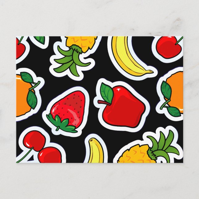 Tutti frutti, Postkarte (Vorderseite)