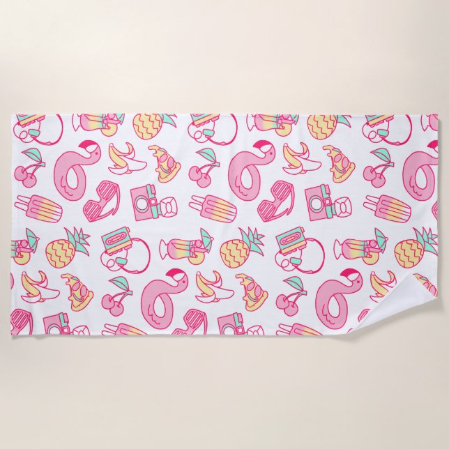 Tutti Tropifrutti – Beach Towel Strandtuch (Vorderseite)