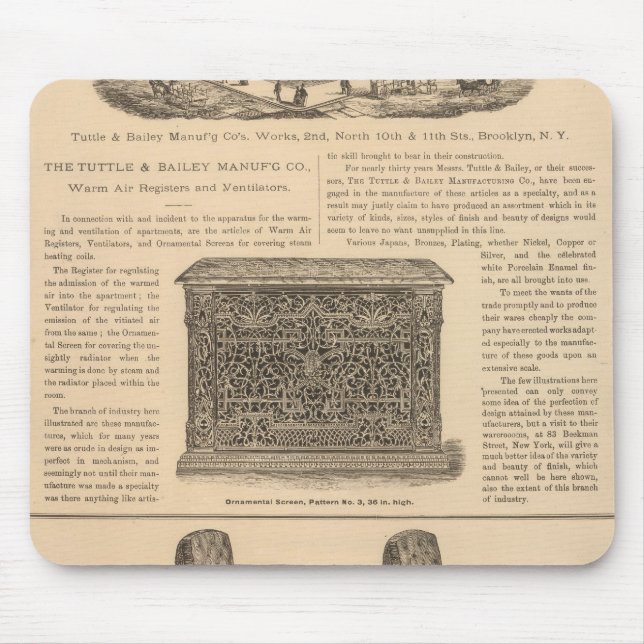 Tuttle und Bailey Manufacturing Company Mousepad (Vorne)