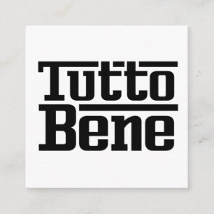 Tutto Bene Begleitkarte