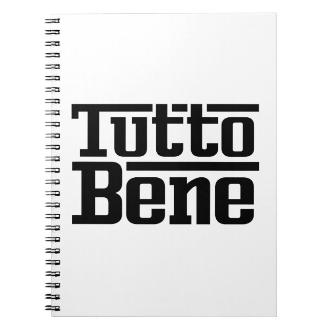 Tutto Bene Notizblock (Vorderseite)