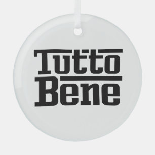 Tutto Bene Ornament Aus Glas