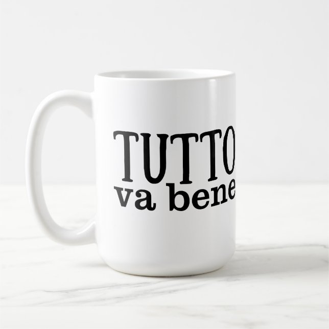 Tutto Va Bene (semplice) Kaffeetasse (Links)