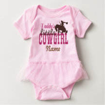 Tutu Bodysuit "Daddy s Little Cowgirl"