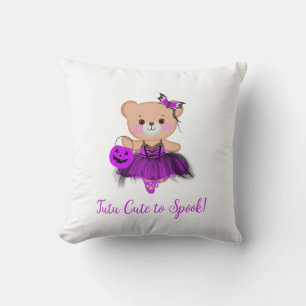 Tutu Cute to Spook! Teddy Bär Hexen Ballerina Kissen