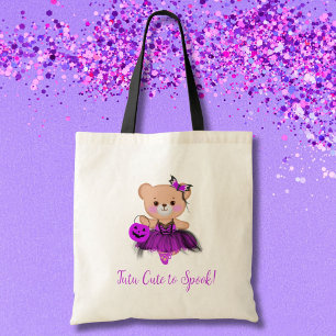 Tutu Cute to Spook! Teddy Bär Hexen Ballerina Tragetasche