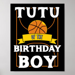 Tutu des Geburtstags Ller Sketll Bday Party Poster