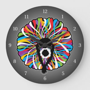 Tutu Elegant (Ballet Dancer) Große Wanduhr