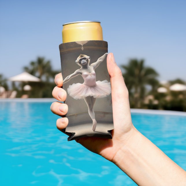 "Tutu-fantastisch! Gibbon's strampelhafte Pirouett Selters Dosenkühler (In Situ Pool)