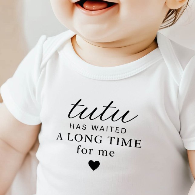 Tutu Has Waited Baby Bodysuit Geschenk Strampler (Von Creator hochgeladen)