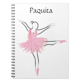 Tutu Liebe Ballerina Notebook Paquita Notizblock
