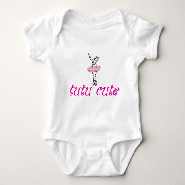 Tutu niedlich baby strampler (Vorderseite)