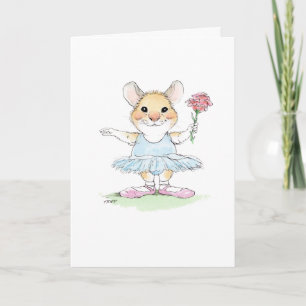 Tutu Niedlich Ballet Mouse Card Karte
