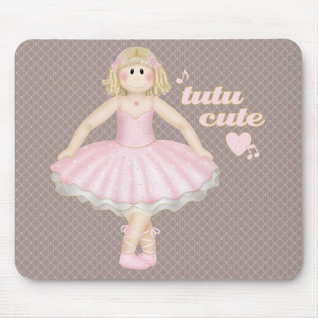 Tutu Niedlich (Blonde) - Mousepad (Vorne)