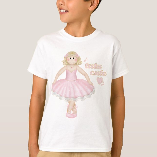 Tutu Niedlich (Blonde) - T - Shirt des Kindes (Vorderseite)