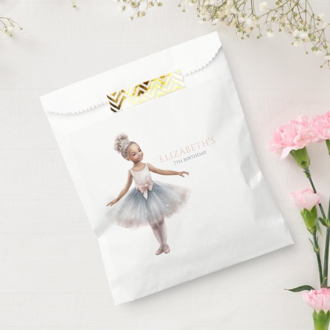 Tutu Niedlich Elegante Ballerina Watercolor Geburt Geschenktütchen (Versiegelt)