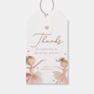 Tutu Niedlich Girls' zweite Ballerina Geburtstag Geschenkanhänger