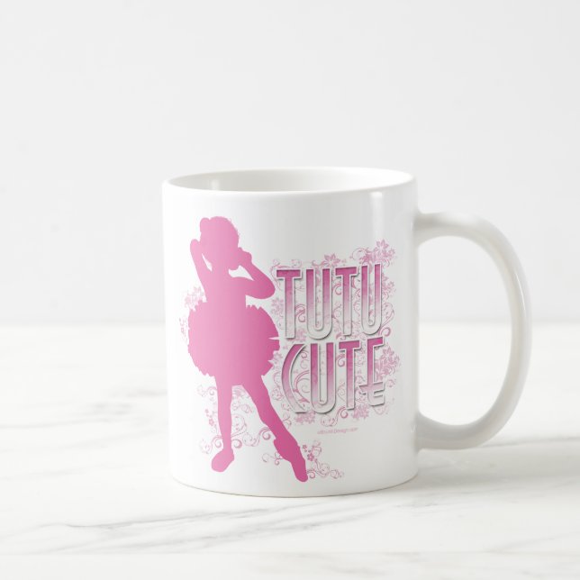Tutu Niedlich (pink) Kaffeemaschine Tasse (Rechts)