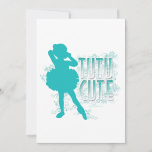 Tutu Niedliches Party oder Einladung zu Erwägung