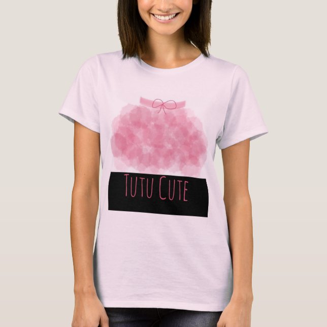 Tutu niedliches t.shirt T-Shirt (Vorderseite)